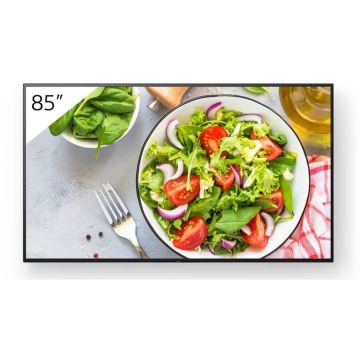 Display Profesional 85inch Bravia FW-85BZ35L 550cd 24/7 Landscape/Portrait Apple AirPlay/Chromecast Incorporat Negru