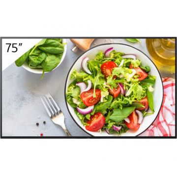 Display Profesional Bravia Digital Signage FW-75BZ35L 75Inch Ultra HD 4K Negru