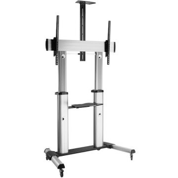 EQUIP Suport TV/monitor reglabil Equip 650605, 60-100, inclinabil, 100 kg, negru/argintiu