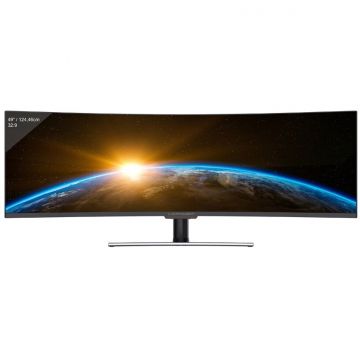 LC-Power Monitor de gaming LC-Power LC-M49-DFHD-144-C-Q, 49/124,46 cm, DFHD/3840x1080 pixeli, 144 Hz (60 Hz cand modul PiP/PbP este activat), Negru