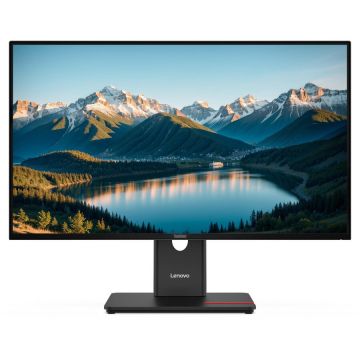Lenovo Monitor IPS LED Lenovo ThinkVision 27 T27Q-40, WQHD 2560 x 1440, HDMI, DisplayPort, Pivot, 120 Hz, 4 ms Negru