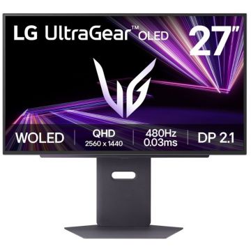 Monitor 27GX790A-B - 27inch OLED QHD 0.03ms 480Hz DP 2.1 HDR 400 Negru