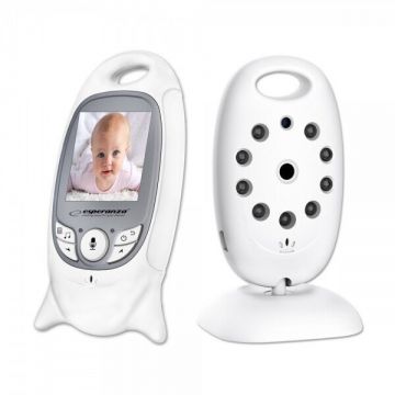 Monitor Baby Cu Camera Wireless Raza 50M Alb Monitor Baby Cu Camera Wireless Raza 50M Alb