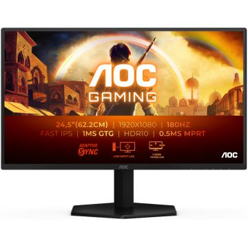 Monitor LED AOC Gaming 25G42E 24.5 inch FHD IPS 0.5 ms 180 Hz HDR