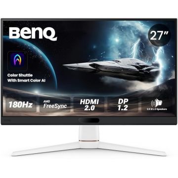 Monitor LED BenQ Gaming Mobiuz EX271 27 inch FHD IPS 1 ms 180 Hz HDR FreeSync
