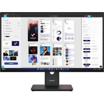 Monitor LED Lenovo ThinkVision T32UD-40 31.5 inch UHD IPS 4 ms 60 Hz USB-C