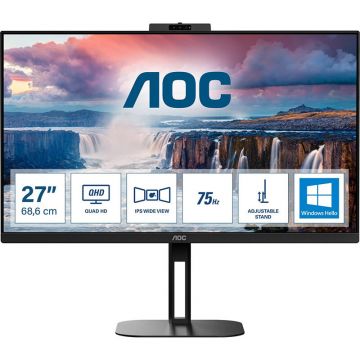 Monitor LED Q27V5CW 27 inch QHD IPS 4ms 75Hz Black