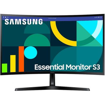 Monitor LED Samsung Essential S3 S36GD LS27D366GAUXEN Curbat 27 inch FHD VA 4 ms 100 Hz