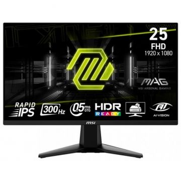 Monitor MAG 255XF   24.5inch  Rapid IPS   Full HD  0.5ms   300Hz  HDR Ready  FreeSync Premium Negru