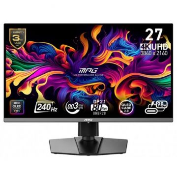 Monitor MPG 272URX QD-OLED 26.5inch QD-OLED  4K UHD  0.03ms  240Hz Negru Monitor MPG 272URX QD-OLED 26.5inch QD-OLED  4K UHD  0.03ms  240Hz Negru