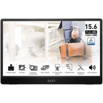 Monitor PRO MP161 E2U 15.6inch IPS Full HD 4ms 60Hz Gri