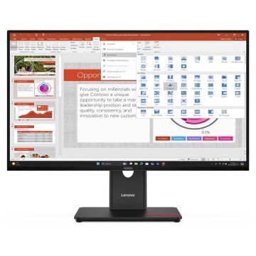 Monitor ThinkVision T27-40 LED 68.6Cm 27inch 1920 x 1080 Full HD Negru