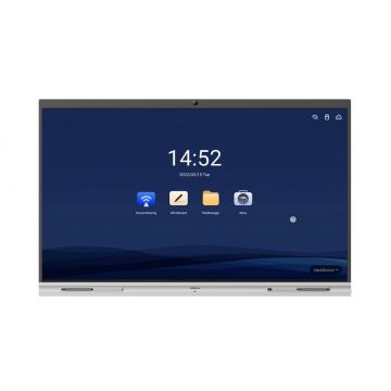 Tabla interactiva cu touch screen Dahua LCH75-MC410-B Whiteboard, 75 inci 4K, camera 5MP incorporata