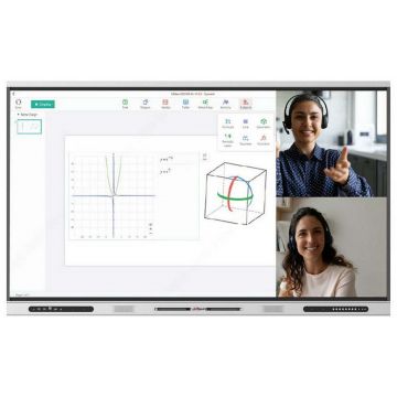 Tabla interactiva cu touchscreen Dahua LPH75-ST420-S3, 4K DLED, diagonala 75 inch (190.5cm), Wi-Fi, Bluetooth