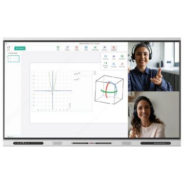 Tabla interactiva cu touchscreen Dahua LPH75-ST420 Whiteboard, 4K DLED, diagonala 75 inch (190.5cm), Wi-Fi, Bluetooth
