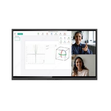 Tabla interactiva Whiteboard cu touchscreen Dahua LPH75-ST420-L, 4K DLED, diagonala 75 inch, Wi-Fi, Bluetooth