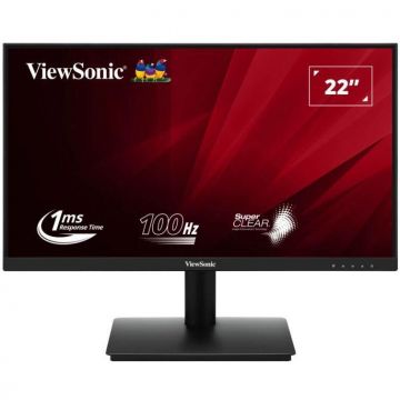 VIEWSONIC Monitor LED VA ViewSonic VA220-H 22, Full HD (1920x1080), 100Hz, 1ms (MPRT), HDMI, VGA, VESA, Negru