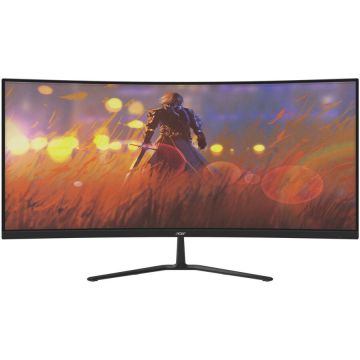 Acer Monitor gaming curbat Acer ED340CURX0BMIIPX, 34, VA, UWQHD, 200Hz, 1 ms, Negru