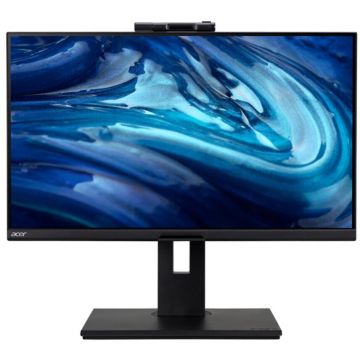 Acer Monitor IPS LED Acer B278UEb, 27 inch, WQHD (2560 x 1440), HDMI, DisplayPort, Boxe, Pivot, Webcam, 100 Hz, 4 ms, Negru