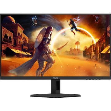 AOC Monitor AOC 25G4SRE de 24,5'', WLED, IPS, rezolutie 1920 x 1080, 2 x HDMI 2.0, 1 x DisplayPort 1.4, 1 x Iesire Audio, Negru