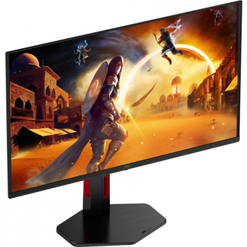 AOC Monitor Gaming AOC  Q27G4ZDR, 27,QD-OLED, QHD, 0.03ms, 240 Hz, HDMI, DisplayPort, Headphone Out, Negru-Rosu