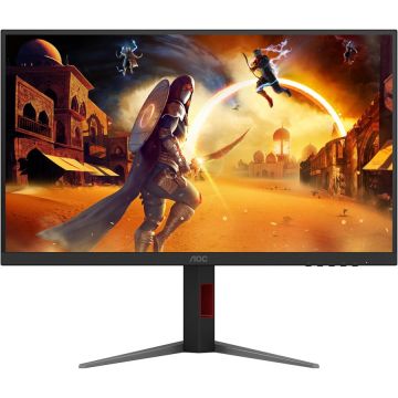 AOC Monitor Gaming AOC U27G4XM, 27, UHD (3840x2160), Fast IPS, WLED, 160 Hz, 1ms GtG, Adaptive Sync, NVIDIA G-SYNC Compatible, VESA Certified DisplayHDR™ 1000, Flicker Free, Low Blue Mode, HDMI, DisplayPort, Pivot, Negru