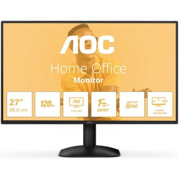 AOC Monitor LED AOC 27B31H, 27 inch, IPS, Full HD, VGA, HDMI, 120 Hz, 1 ms, Negru