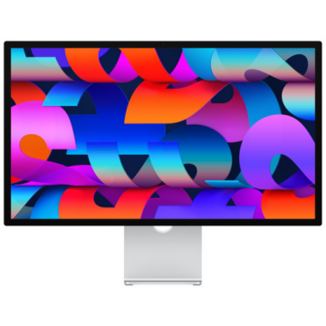 Apple Monitor LED Apple Studio Display (2026) Standard Glass, 27 inch, 5120 x 2880 pixeli, Argintiu + Suport ajustabil