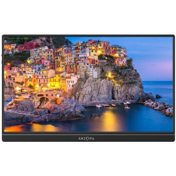 Arzopa Monitor mobil Arzopa S1 Table,  15,6'', IPS, Full HD, 60 Hz, 8 ms, Negru