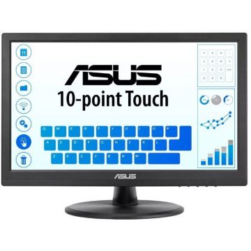 Asus Monitor Asus VT169HE, 15.6 , IPS, Full HD, 60Hz, 5 ms, Negru