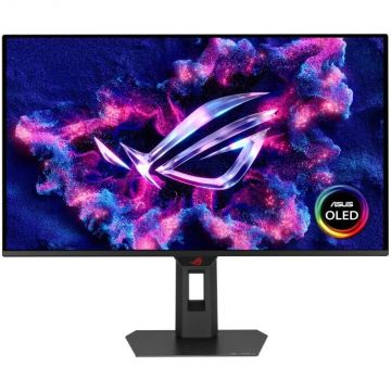 Asus Monitor Gaming QD-OLED ASUS ROG Strix XG27ACDMS, Diagonala 26.5 WQHD (2560 x 1440), HDMI, Displayport, Pivot, 280 Hz, 0.03 ms, Negru