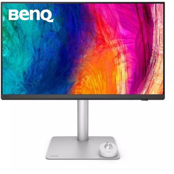 benq Monitor curbat IPS LED BenQ PD2730S, 27, 5 K 5120 x 2880, 5 ms, 60 Hz, HDMI, DisplayPort, Boxe, Pivot, Argintiu