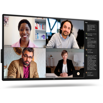 Dell Monitor IPS LED DELL P5525QC, 55 inch, UHD, 8 ms, 60 Hz, HDMI, DisplyPort, USB-C, Negru