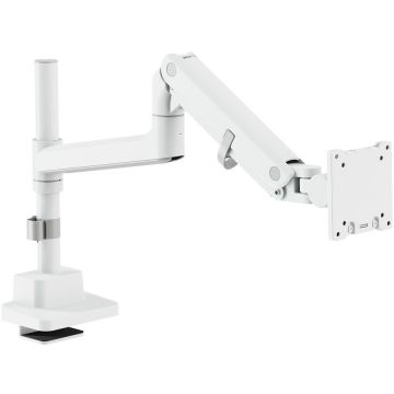 Digitus Suport de birou Digitus DA-90476, pentru monitor, diagonala maxima 57, greutate maxima suportata 27 kg, Alb