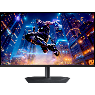 Gigabyte Monitor Gaming QD-OLED Gigabyte 27 MO27Q3, QHD (2560 x 1440), HDMI, DisplayPort, Boxe, Pivot, 360 Hz, 0.03 ms, Negru