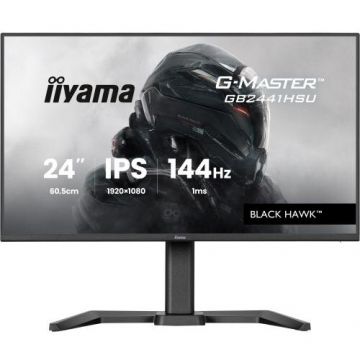 IIYAMA Monitor Gaming IPS Iiyama G-MASTER 23.8 GB2441HSU-B1, Full HD (1920 x 1080), HDMI, DisplayPort, Boxe, Pivot, 144 Hz, 1 ms, Negru