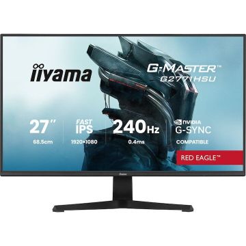 IIYAMA Monitor IIYAMA G-MASTER GB2771HSU-B1, 27 1920 x 1080 Full HD, IPS, 240 Hz, 0.4 ms, Negru