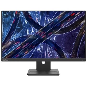 Lenovo Monitor IPS LED Lenovo 21.5 ThinkVision E22-30, Full HD (1920x1080), VGA, HDMI, DisplayPort, Boxe, Pivot, 75 Hz, 4 ms, Negru