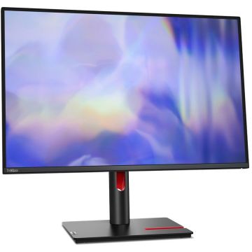 Lenovo Monitor IPS LED Lenovo ThinkVision 24 T24d-30, WUXGA (1920 x 1200), VGA, HDMI, DisplayPort, Boxe, Pivot, Negru