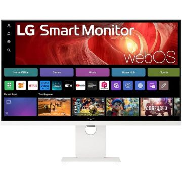 LG Monitor gaming LG SMART 37U730SA-W, 37, 4K UHD, IPS, WebOS, 60 Hz, 5 ms, Alb