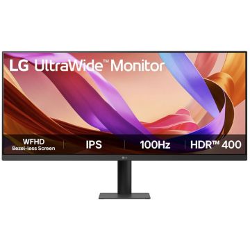 LG Monitor LED LG 34U511A-B, 34 inch, WFHD (2560 x 1080), 100Hz, HDMI, DisplayPort, 100 Hz, 5 ms, Negru