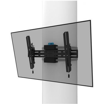 NEOMOUNTS Suport TV stalp inclinabil, blocabil, Neomounts WL35S-910BL16, 40 - 75, greutate maxima suportata 50 kg, Negru