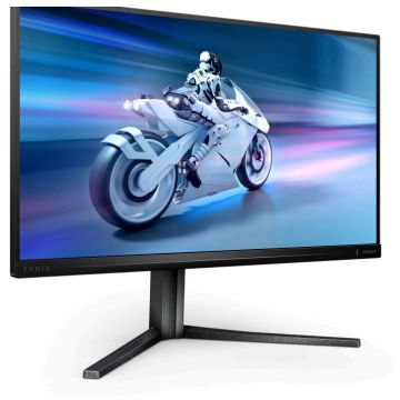 Philips Monitor Gaming IPS LED, Philips, 24.5, 25M2N5200U/00, Full HD 1920 x 1080, HDMI, DisplayPort, Pivot, 390 Hz, 1 ms, Negru