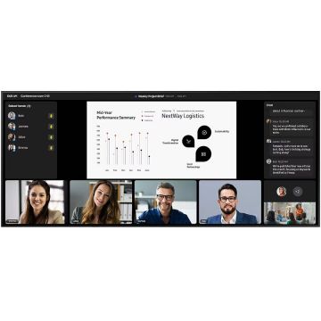 Samsung Display Profesional Samsung QP105D-5K, 105 inch, Tizen 7.0, 5K Ultra HD 5120x2160, VA, 60 Hz, 6 ms, HDMI, DisplayPort, USB, Wi-Fi, Negru