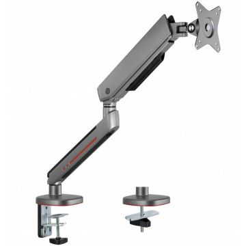 Serioux Suport monitor Serioux SRXA-MM54-C012GR, reglabil, ecran 27 - 45 inch, greutate maxima 14kg, Gri