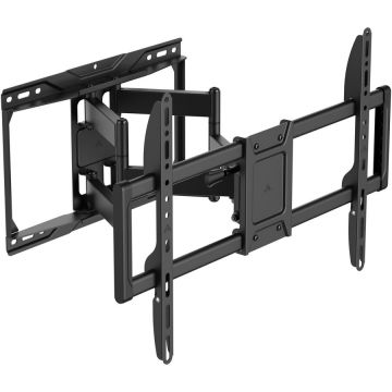 Serioux Suport TV de perete Serioux TV86-466, reglabil, 37-90 (93cm-228cm), 75 kg, Negru