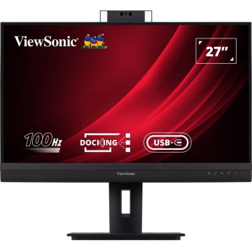 VIEWSONIC Monitor ViewSonic VG2757V-2K, 27, QHD, (2560x1440), IPS, 100Hz, 5 Ms, HDMI, DisplayPort, USB-C, Negru