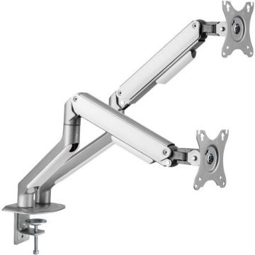 White&nbsp;Shark Suport 2 monitoare White Shark GMS-3208 Neferites II, 17-32, 18 kg, VESA 75x75, 100x100, Alb