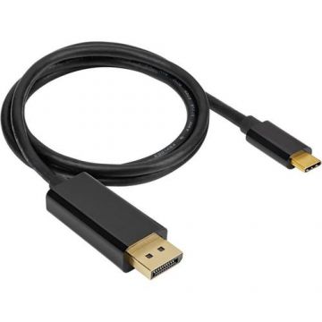 Cablu Corsair CU-9000005-WW, USB Type-C - DisplayPort v1.4, 4K, HDR, 60hz, 1 m