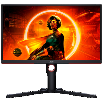 Monitor Gaming VA LED AOC 24.5inch 25G3ZM, Full HD (1920 x 1080), HDMI, DisplayPort, AMD FreeSync, 240 Hz, 0.5 ms (Negru/Rosu) Monitor Gaming VA LED AOC 24.5inch 25G3ZM, Full HD (1920 x 1080), HDMI, DisplayPort, AMD FreeSync, 240 Hz, 0.5 ms (Negru/Rosu)